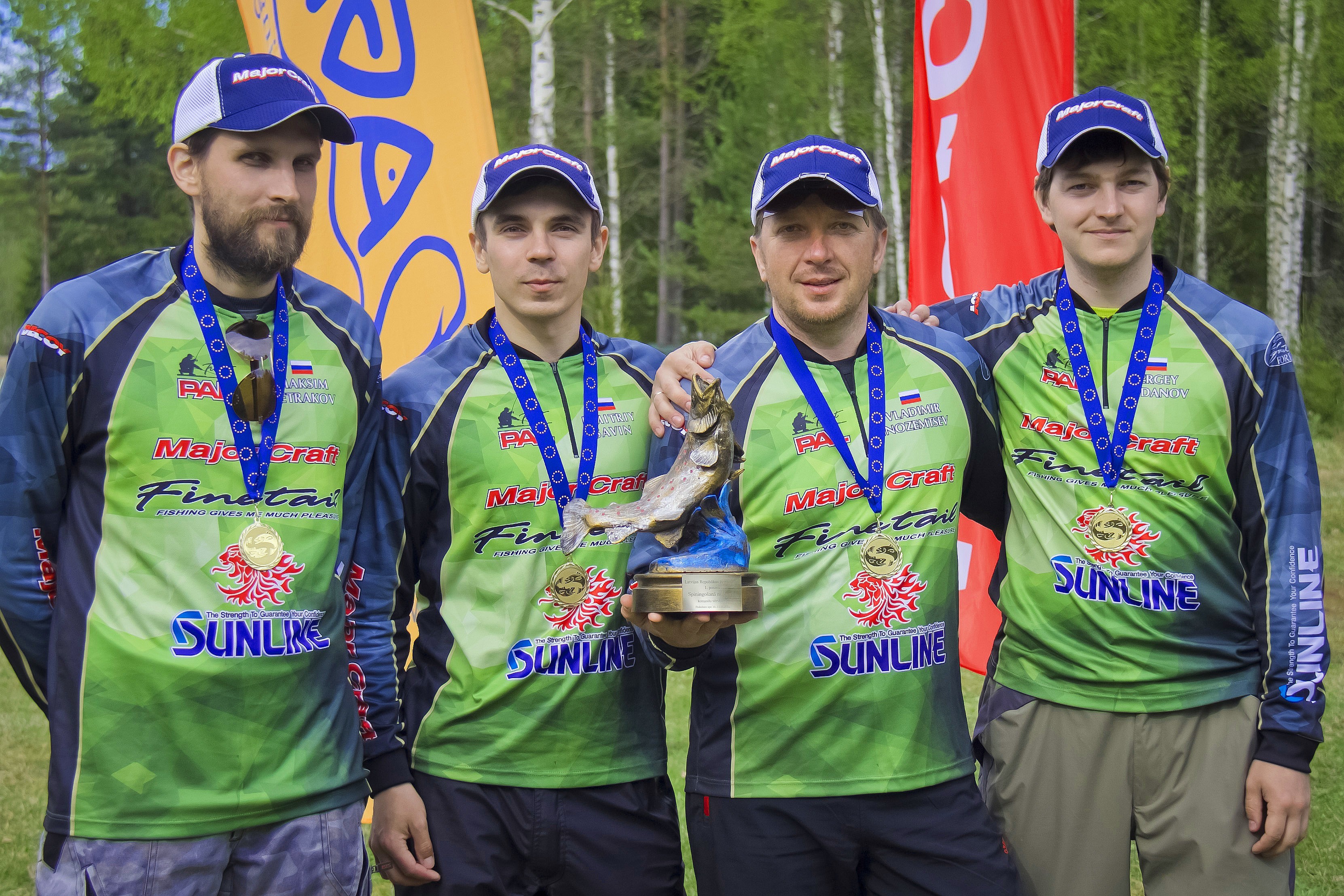 Чемпионат Латвии по ловле спиннингом с берега, форель, 1 этап.