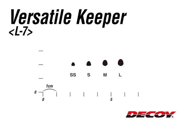 DECOY Versatile Keeper: размерный ряд